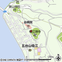 宗教法人吸江寺周辺の地図