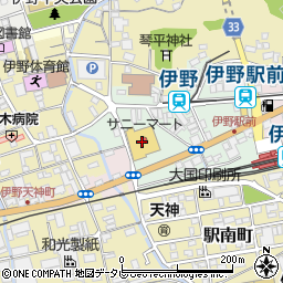 百十四銀行サニーマート伊野 ＡＴＭ周辺の地図