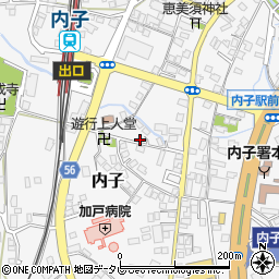愛媛県喜多郡内子町内子924周辺の地図