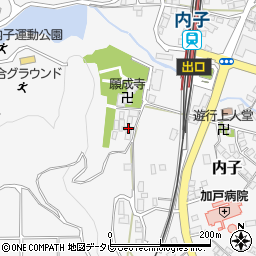 愛媛県喜多郡内子町内子400周辺の地図