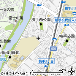 横手2号公園周辺の地図