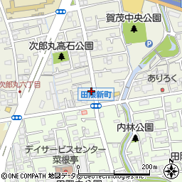 田隈新町第二周辺の地図