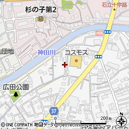 高知県高知市神田616-5周辺の地図