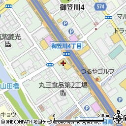 トヨタカローラ福岡御笠川店周辺の地図