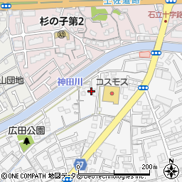 高知県高知市神田586-1周辺の地図