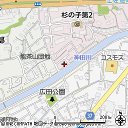 高知県高知市城山町169-9周辺の地図