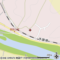 愛媛県大洲市春賀707-1周辺の地図