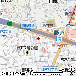 日蓮宗妙見山・徳栄寺周辺の地図