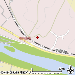 愛媛県大洲市春賀732周辺の地図