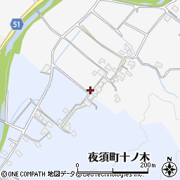 高知県香南市夜須町上夜須921周辺の地図