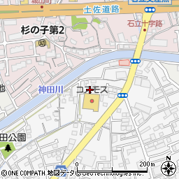 高知県高知市神田611-1周辺の地図