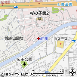 高知県高知市城山町170-5周辺の地図