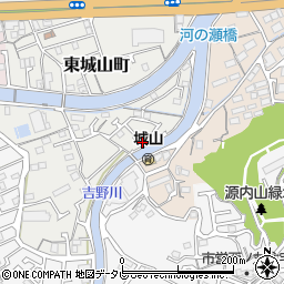 高知県高知市東城山町135周辺の地図