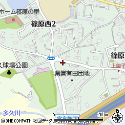 県営有田団地前周辺の地図