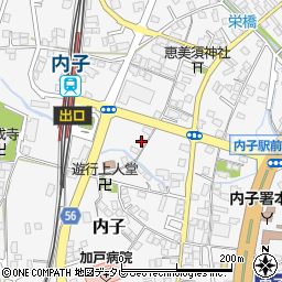 愛媛県喜多郡内子町内子309周辺の地図