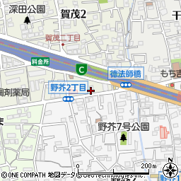 セブンイレブン福岡賀茂２丁目店周辺の地図
