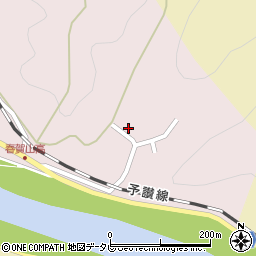 愛媛県大洲市春賀709周辺の地図