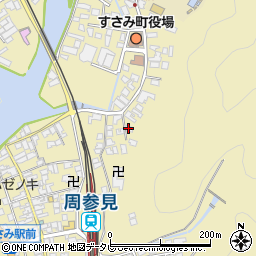 和歌山県西牟婁郡すさみ町周参見4077周辺の地図