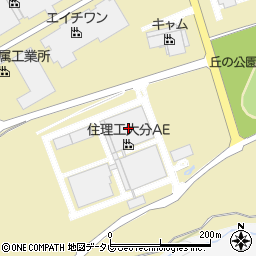 住理工大分ＡＥ周辺の地図