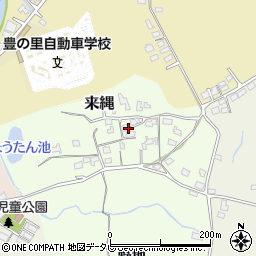 大分県豊後高田市野地周辺の地図