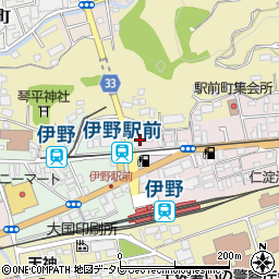 高知県吾川郡いの町駅前町208周辺の地図