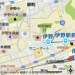高知県いの町（吾川郡）周辺の地図