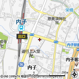 愛媛県喜多郡内子町内子264周辺の地図