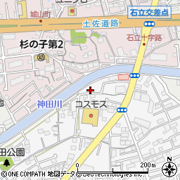 高知県高知市神田592周辺の地図