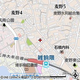 エスクラス福岡南周辺の地図