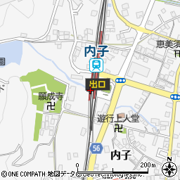 愛媛県喜多郡内子町内子327周辺の地図