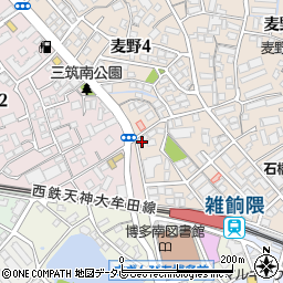株式会社大森屋　福岡営業所周辺の地図