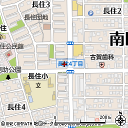 福岡長住郵便局周辺の地図