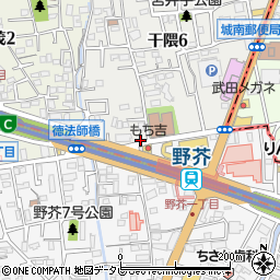 ステーション干隈周辺の地図