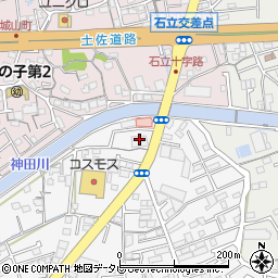 高知県高知市神田593周辺の地図