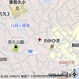 福岡県福岡市南区若久3丁目47周辺の地図