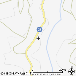 愛媛県大洲市豊茂1122周辺の地図