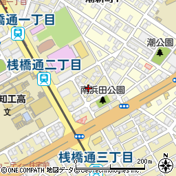 高知銀行帯田社宅周辺の地図