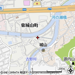 高知県高知市東城山町44周辺の地図