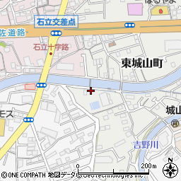 高知県高知市東城山町192周辺の地図