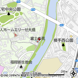 香蘭女子短期大学那珂川寮周辺の地図
