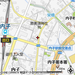 愛媛県喜多郡内子町内子1002周辺の地図