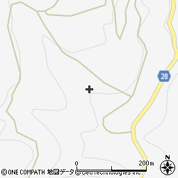 愛媛県大洲市豊茂1162周辺の地図