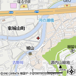 高知県高知市東城山町33周辺の地図