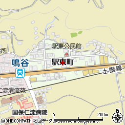 高知県いの町（吾川郡）駅東町周辺の地図