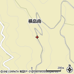 高知県高岡郡越知町横畠南周辺の地図