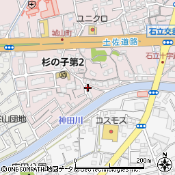 高知県高知市城山町136周辺の地図