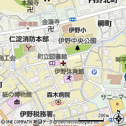 高知県吾川郡いの町元町周辺の地図