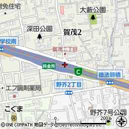 賀茂２周辺の地図
