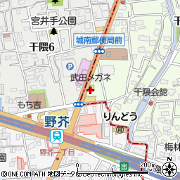 武田メガネ　野芥パーク店周辺の地図