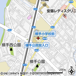 福岡市立横手小学校周辺の地図